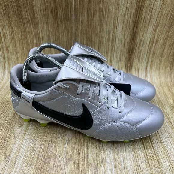 Nike Premier 3 FG Soccer Cleats Men's Size 9 Metallic Silver HM0265-004 NEW